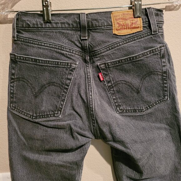 Levi’s 501 Faded Black, Ankle length, Skinny Jeans – Size 0 - Picture 3 of 5